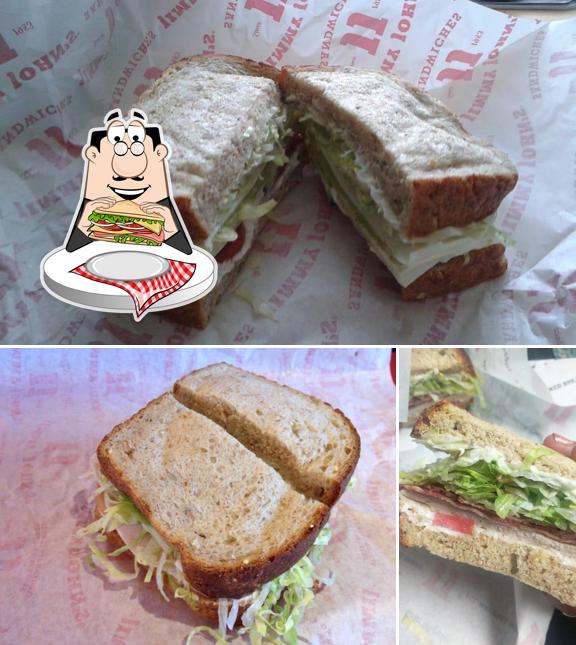 Have a sandwich at Jimmy John's