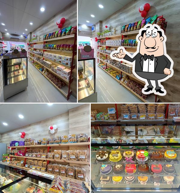 The interior of Atul Bakery Khodiyar Nagar, Vadodara