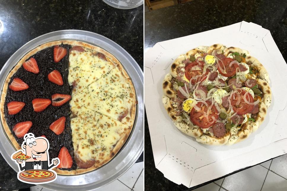 Experimente pizza no Dom Pizzaria