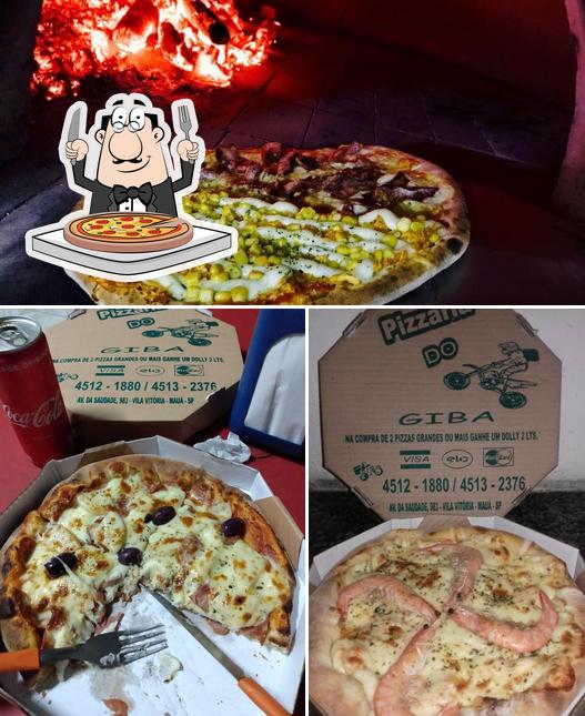 Peça pizza no Pizzaria do Giba