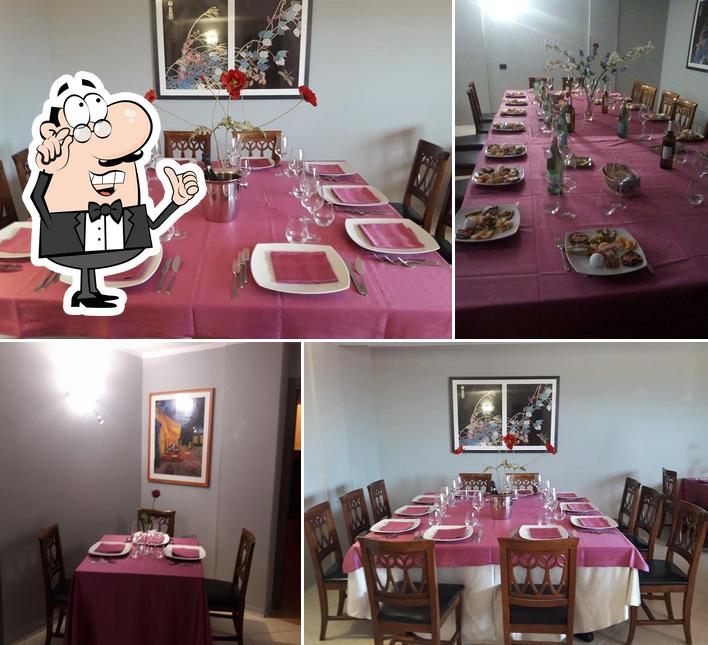 Gli interni di Villa Collina Degli Ulivi Restaurant