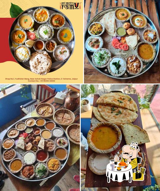 Food at Sri Moturam Prasadam