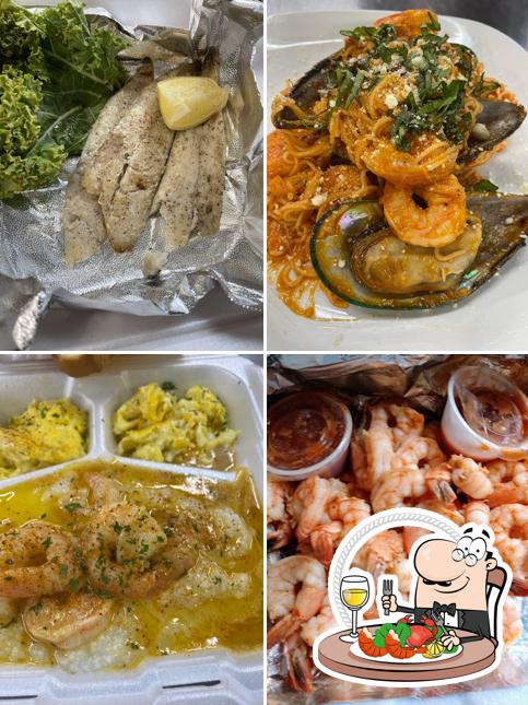 Try out seafood at By Land Or Sea Xtream Cuisine