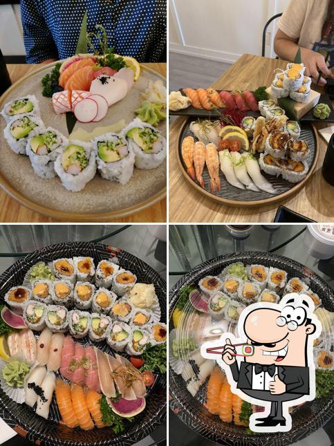 Les sushi sont disponibles à Kozy Sushi