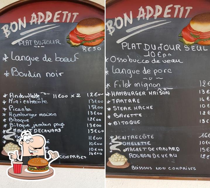 Commandez un hamburger à Le Petit Portugal