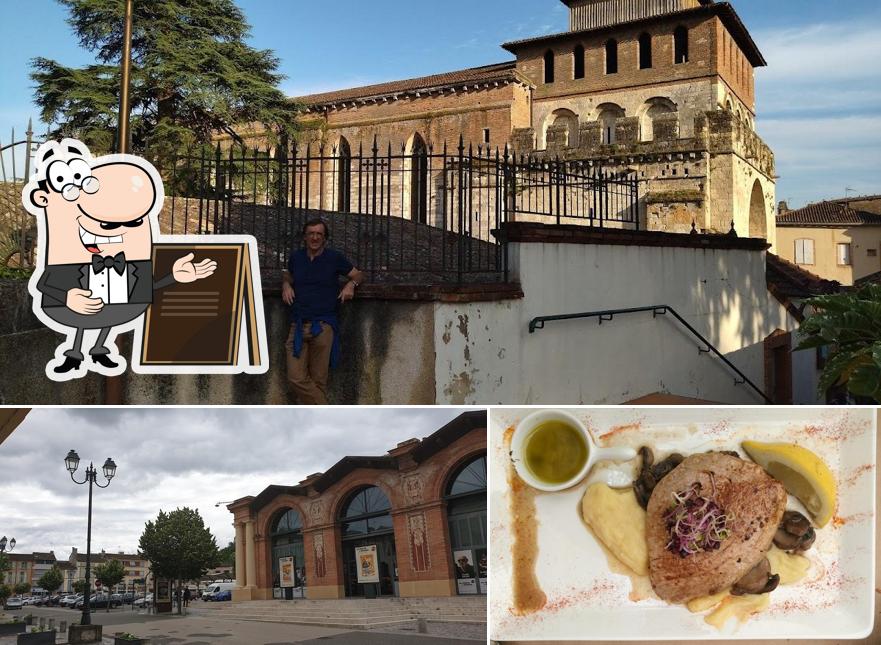 La photo de la extérieur et burger de Le Saint-Pierre Moissac’s