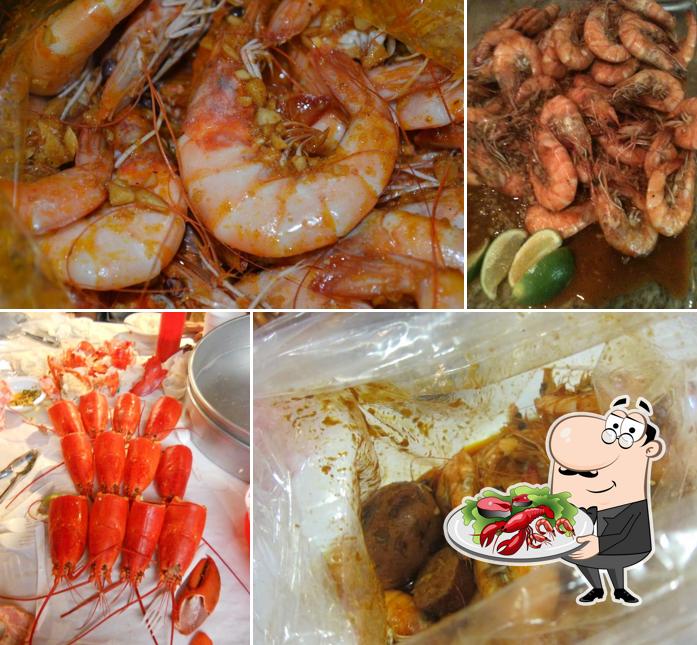 Get seafood at Spicy Crab