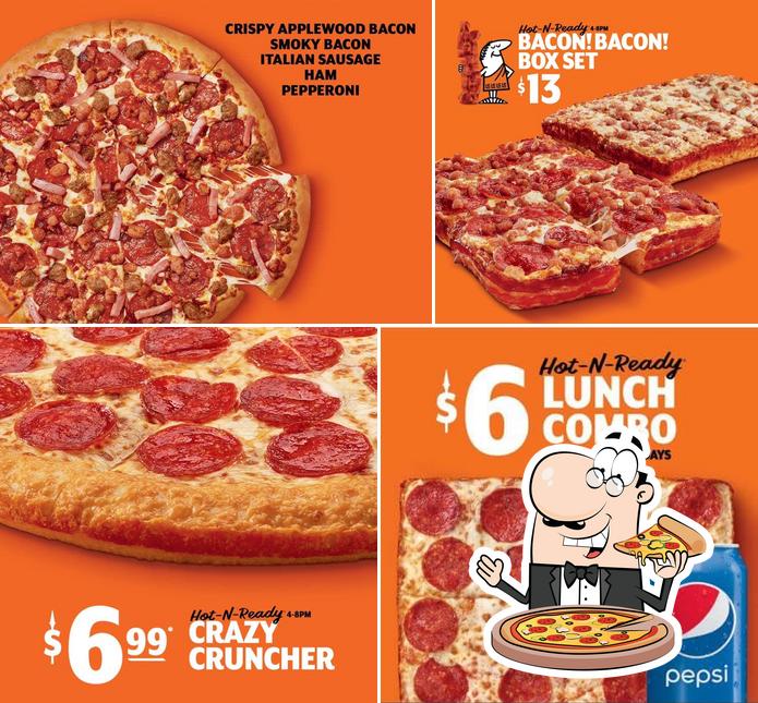 Get pizza at Little Caesars Pizza