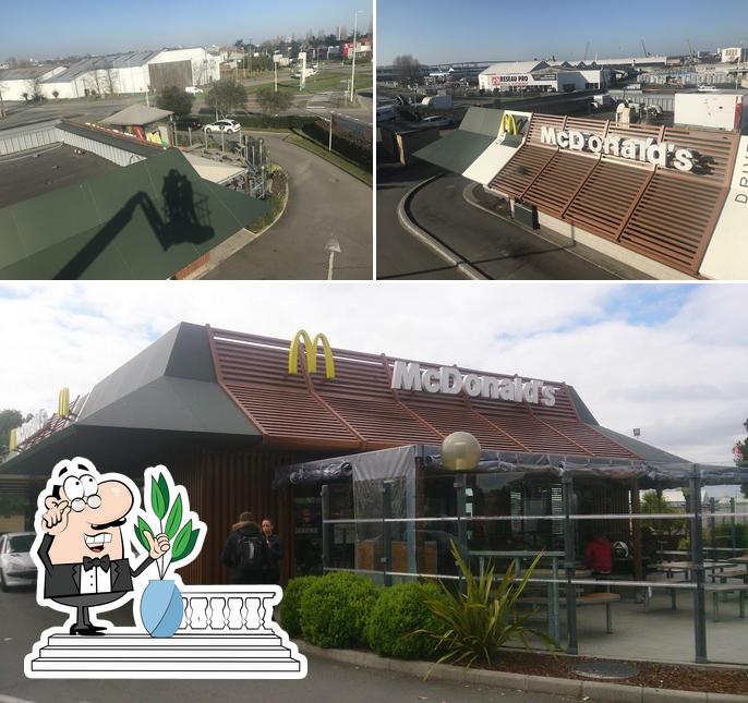 The exterior of McDonald's