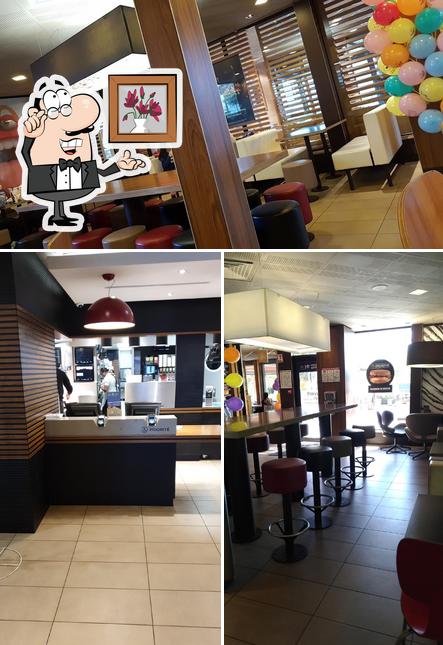 L'intérieur de McDonald's