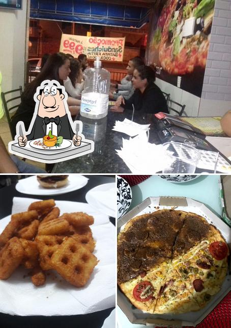 Comida em Bella Pizza