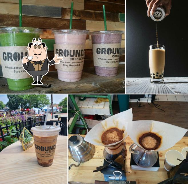 Disfrutra de tu bebida favorita en Grounds Coffee Bar