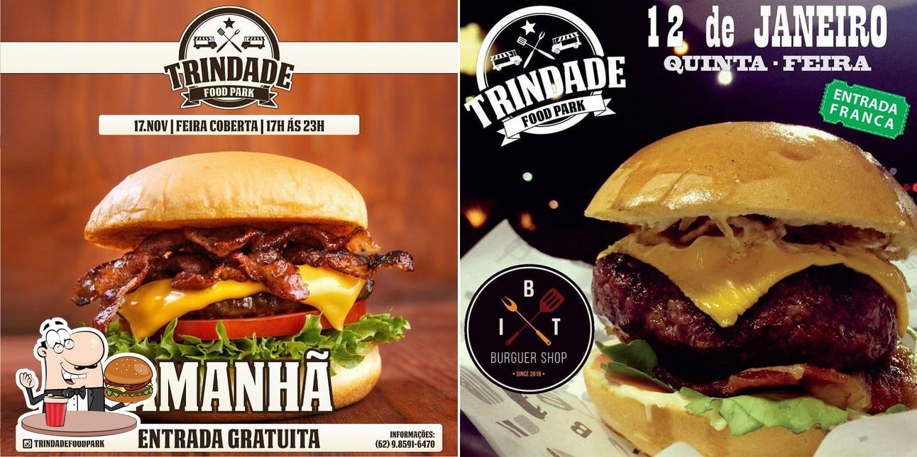 Закажите гамбургеры в "Trindade FOOD PARK"