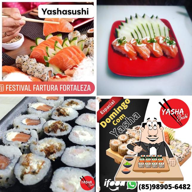Yasha sushi delivery te ofrece rollitos de sushi