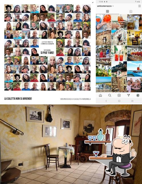 Gli interni di Bar Antico Terrazzo