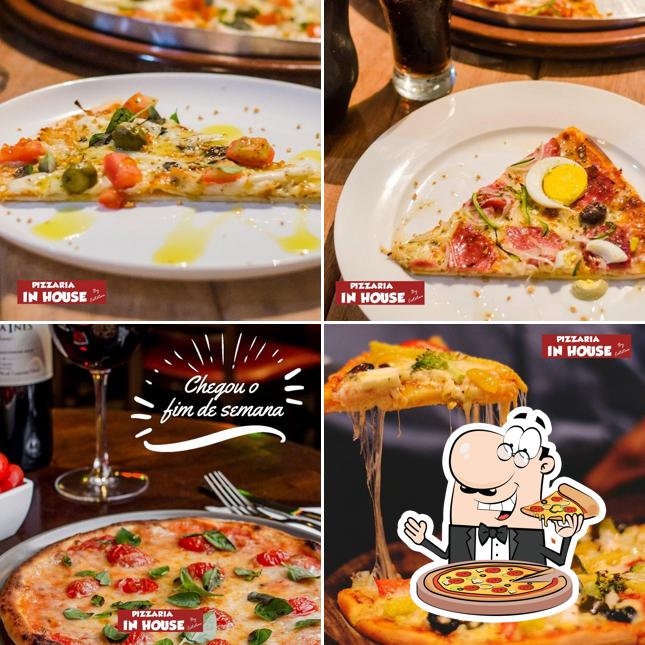 No Pizzaria In House, você pode desfrutar de pizza