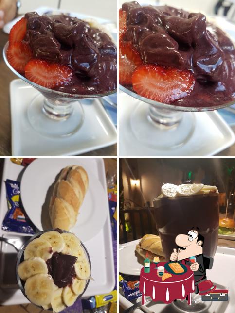 Frutaria Açaí Mania oferece uma escolha de pratos doces