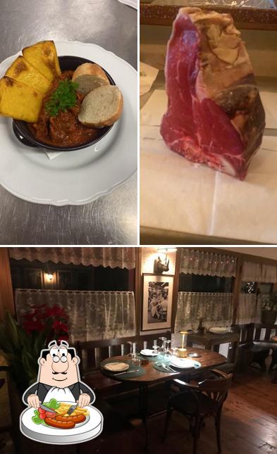 Questa è la immagine che raffigura la cibo e interni di Il Brunello osteria toscana con carne alle brace - Schignano