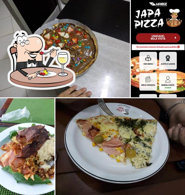 Comida em Restaurante Japa