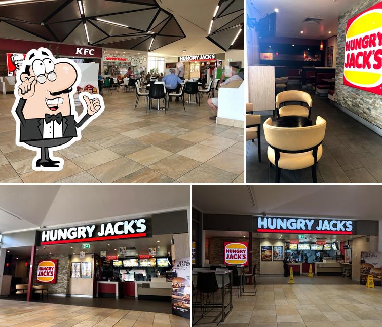 The interior of Hungry Jack's Burgers BAC