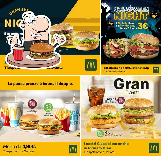 Essayez un hamburger à McDonald's Garlate