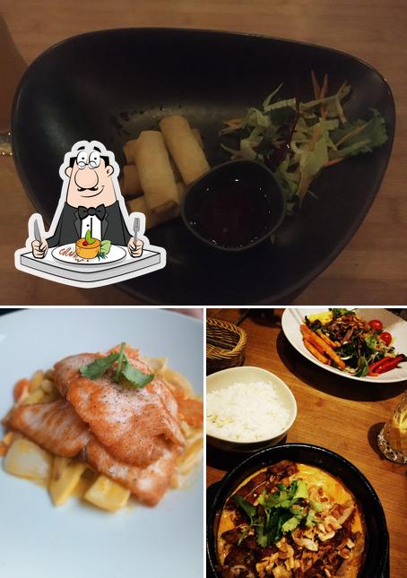 Еда в "Oishii asia food and grill"
