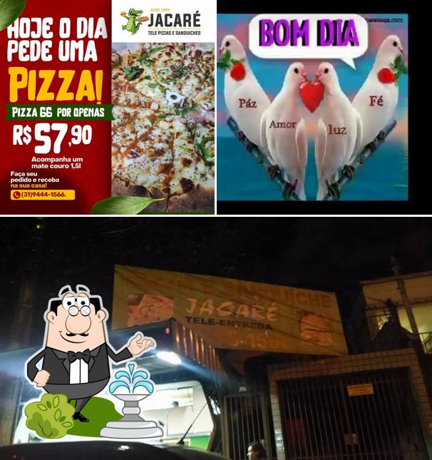 O Tele Pizza do Jacaré se destaca pelo exterior e comida