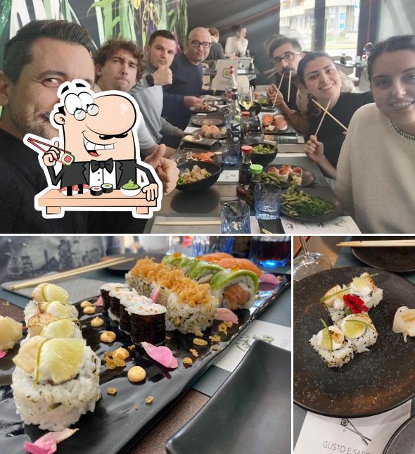 A Azuki Sushi Modena, vous pouvez déguster des sushis