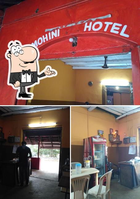 The picture of interior and exterior at Mohini Hotel