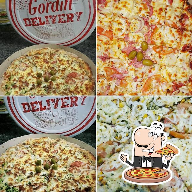 Peça pizza no Pizzaria e Hamburgueria do Gordim