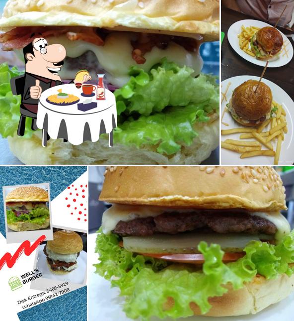 Peça um hambúrguer no Well's Burguer e Lanchonete