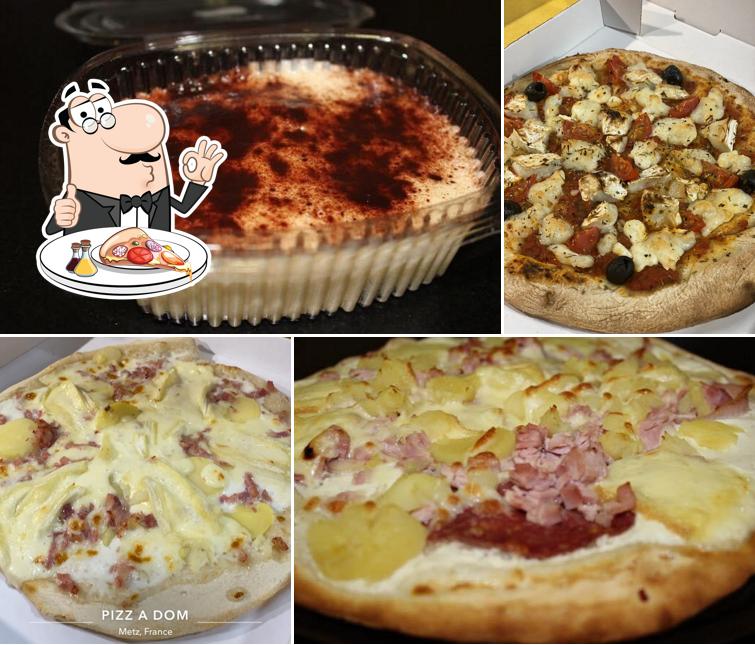 Choisissez différents genres de pizzas