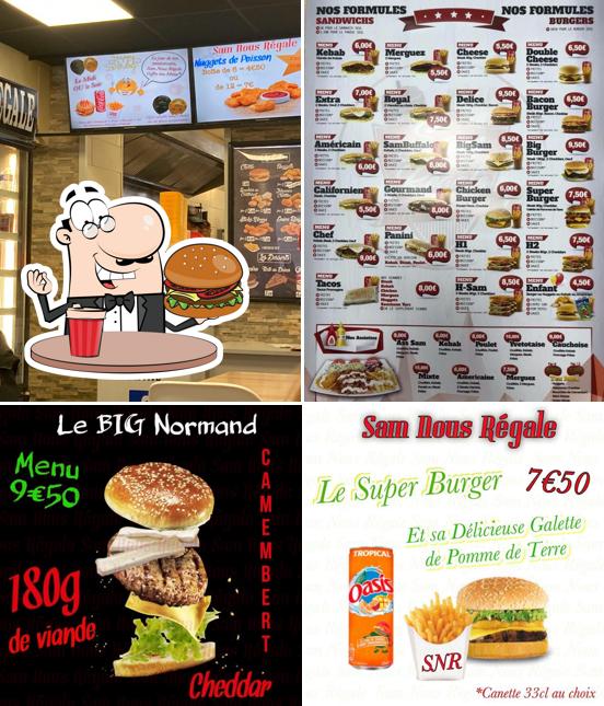 Commandez un hamburger à Sam Nous Régale