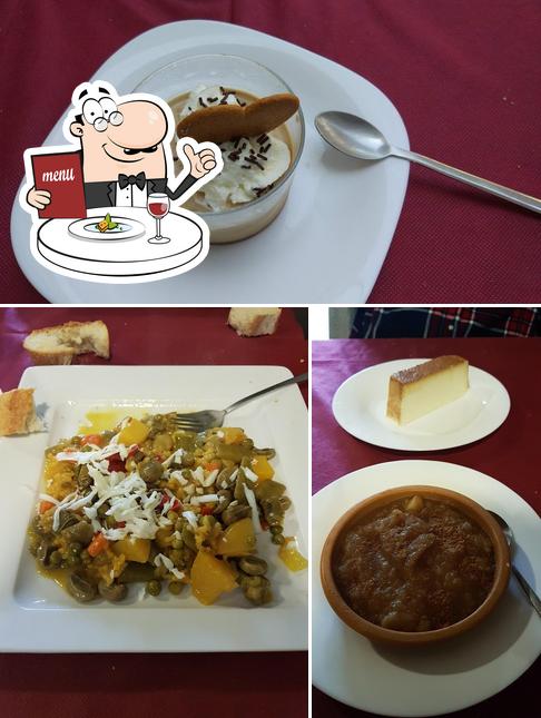 Еда в "Tapería Orballo"