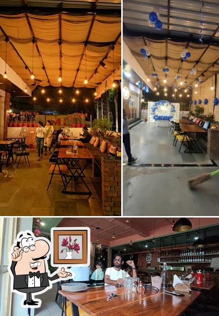 The interior of Bliss Out Cafe
