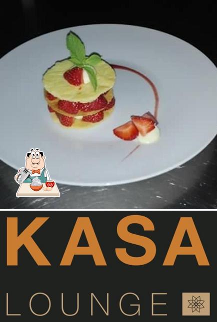 Restaurant Kasa Lounge offre une sélection de desserts