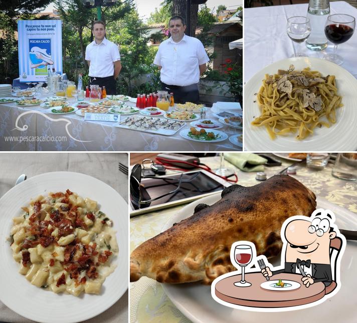 Tagliatelle al ristorante-pizzeria"la terrazza verde"