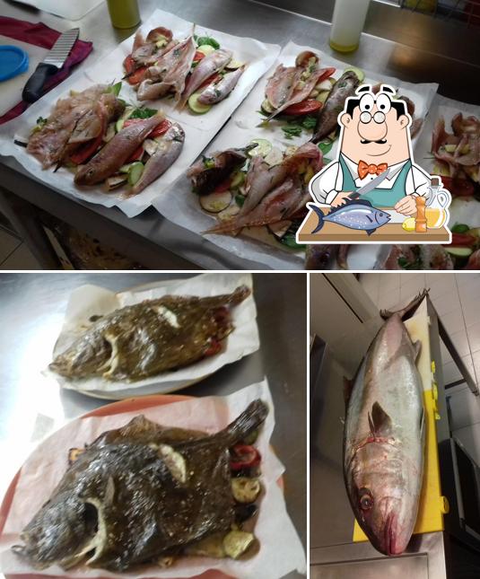 Pinocchio "Osteria di Città " offre un menu per gli amanti del pesce