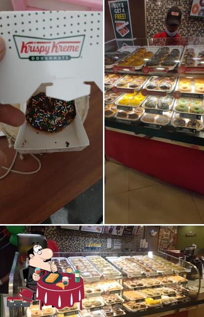 Krispy Kreme provides a range of desserts