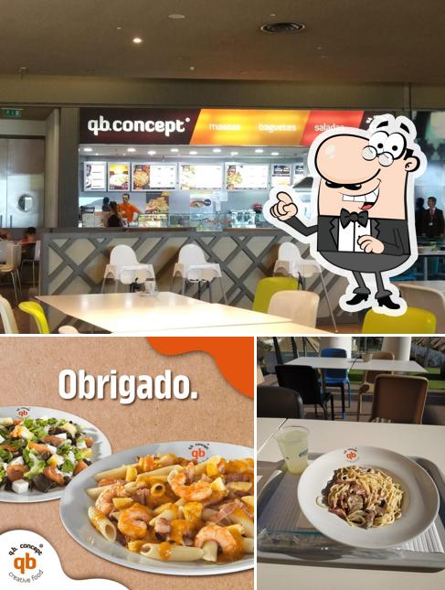 Estas son las fotografías que muestran interior y comida en q.b.concept Creative Food