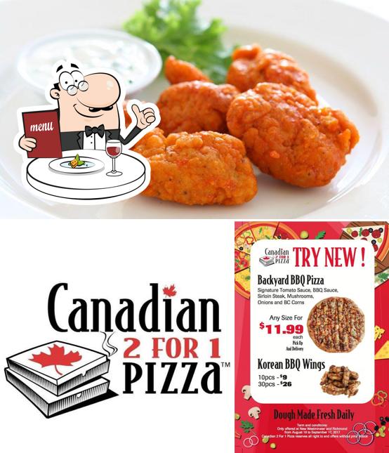 Plats à Canadian 2 For 1 Pizza