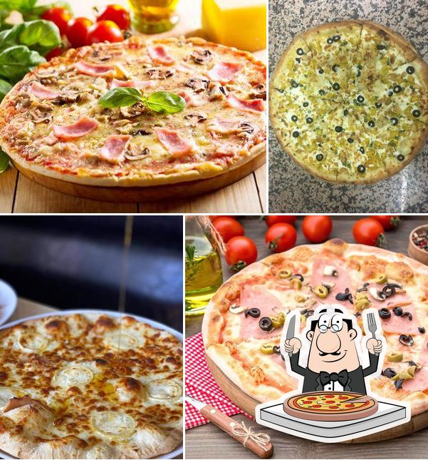 A Express Pizza, vous pouvez prendre des pizzas