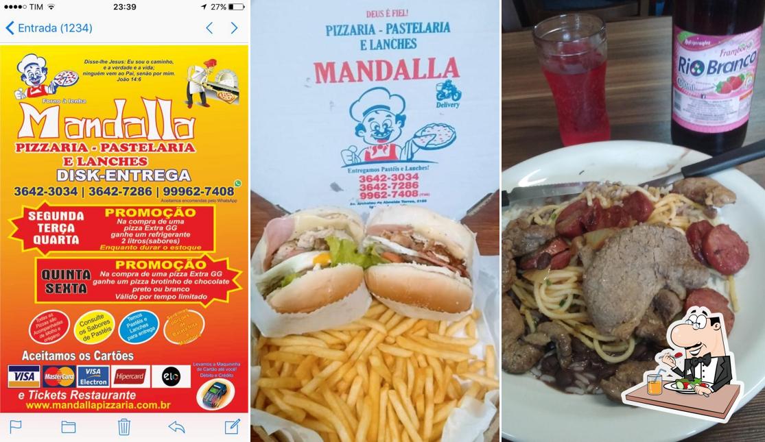 Comida em Mandalla Pizzaria