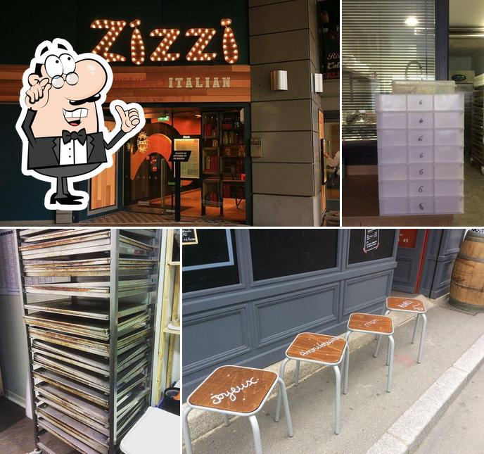 L'intérieur de Zizzie pizza vannes Vannes