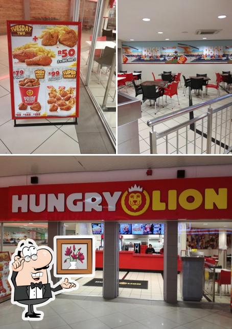 Hungry Lion Vredenburg se distingue par sa intérieur et nourriture