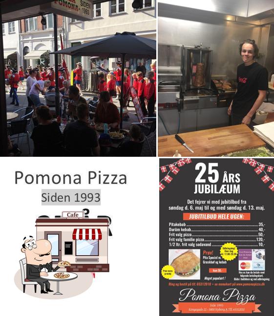 Внешнее оформление "Pomona Pizza Nyborg"