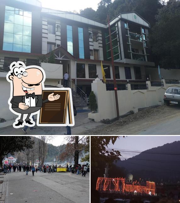 The exterior is an important feature of Boat House Club, Nainital