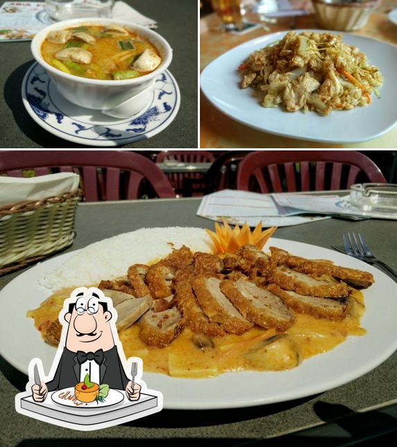 Essen im Asia Wok Schnellrestaurant