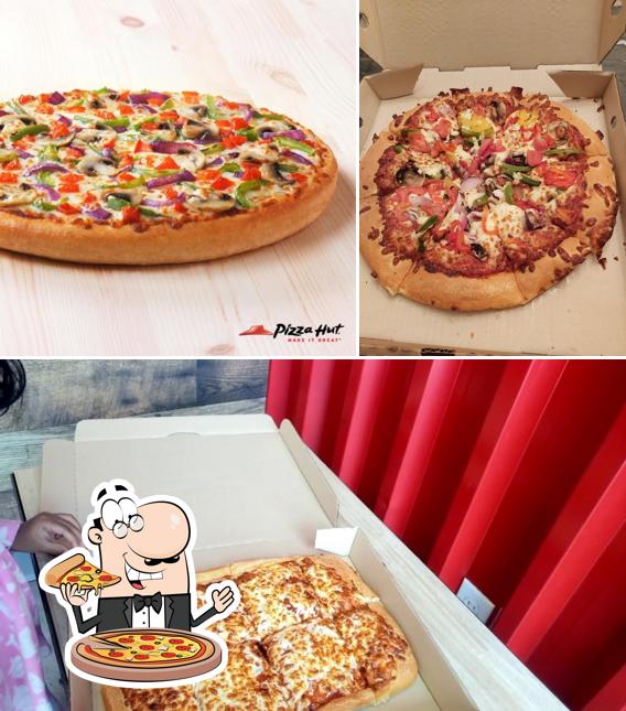 Pick various kinds of pizza