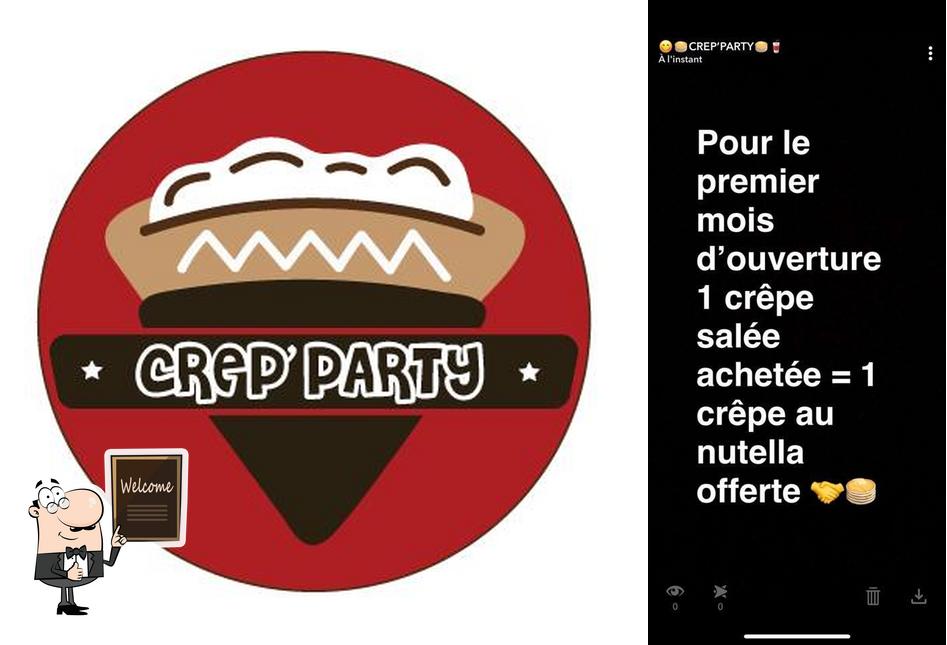 Livraison Crep'Party à Montpellier - Menu et prix